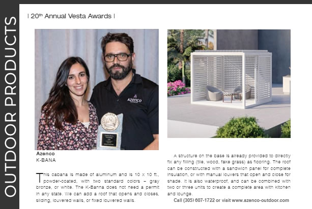 Charles and Leslie Chapus - K-BANA award-winning outdoor system