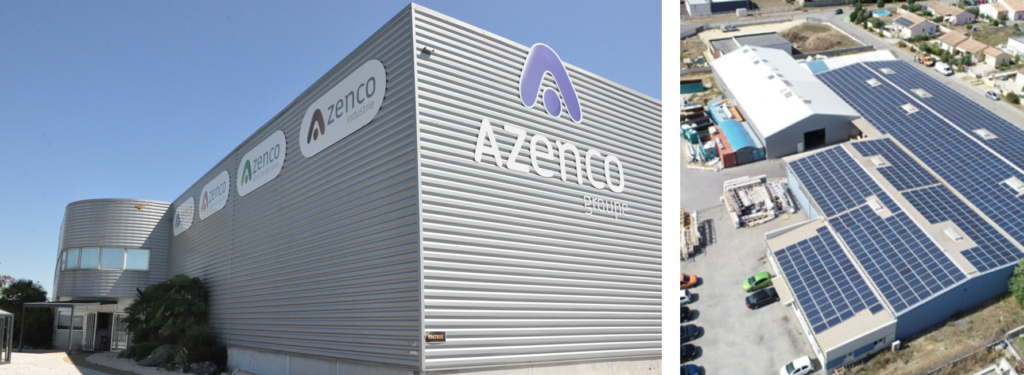 Azenco solar-powered factory in France