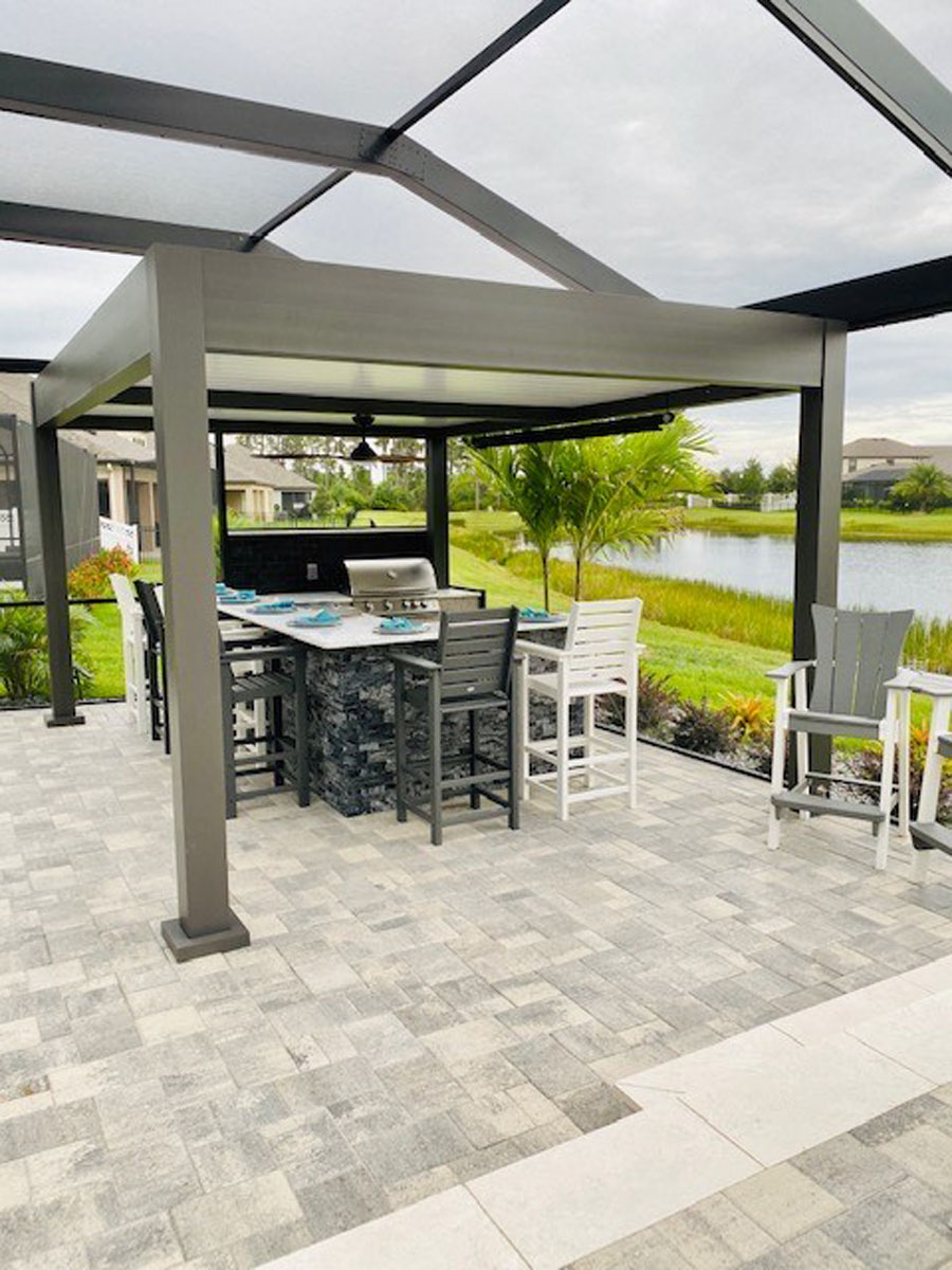 sliding shade canopy for pergola on R Blade App Azenco International Pergola Carports Awnings
