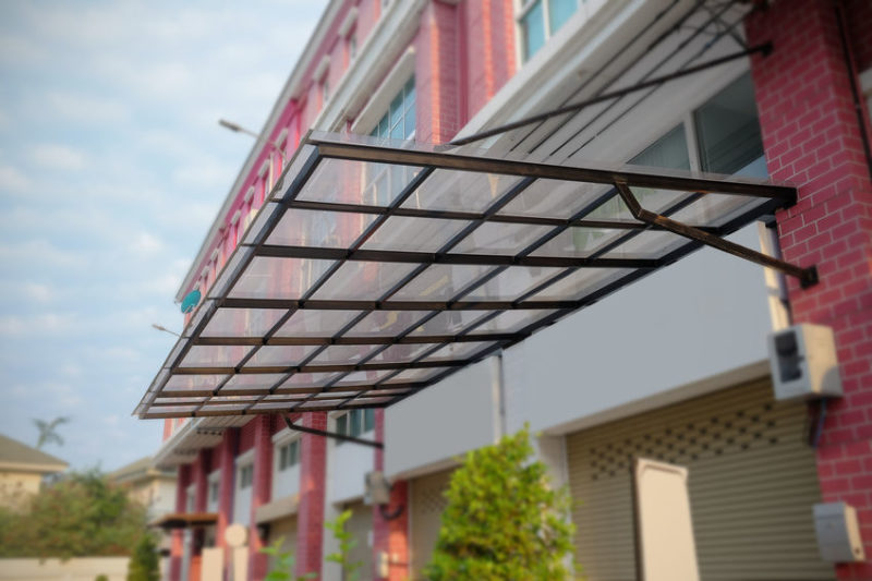 steel pergola - galvanized pergola