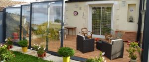 enclosed pergola