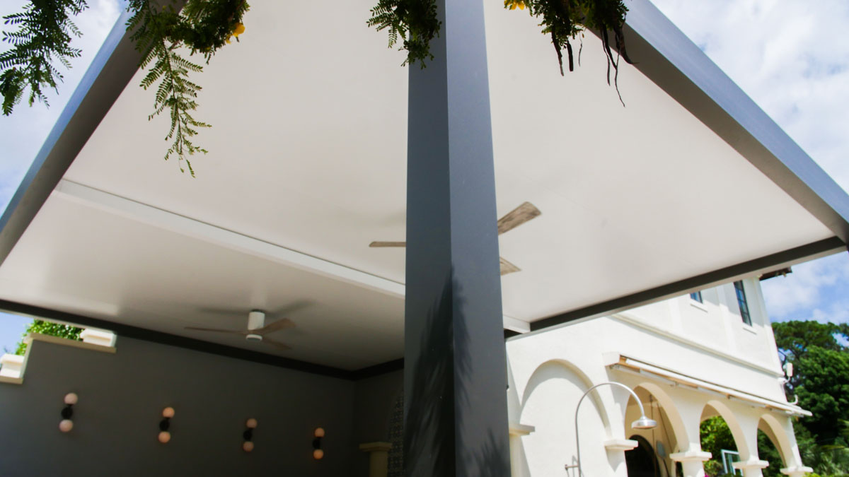 Pergolas for Windy Areas Project in Miami, FL. Azenco Outdoor