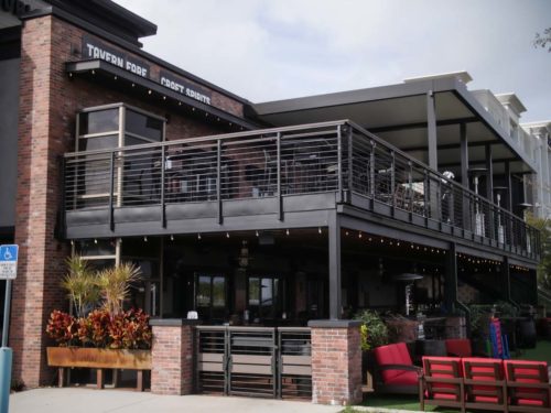 double restaurant terrace - main floor and rooftop