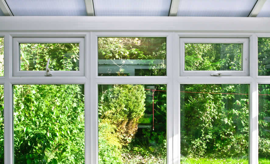 Sunroom wit PVC windows