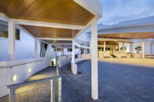 Covered walkway - country club by Azenco and Syzygy Global