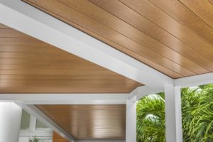 Pergola louvers - wood finish - gapless roof by Azenco