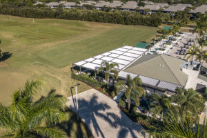 Boca West club pergola terrace for Golf club restaurant