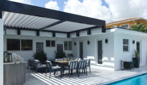 Louvered pergolas. insulated Roofs & Cabanas: Three patio cover options to fit your lifetsyle and outdoor living space