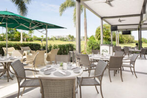 al fresco restaurant terrace - modern pergola cover