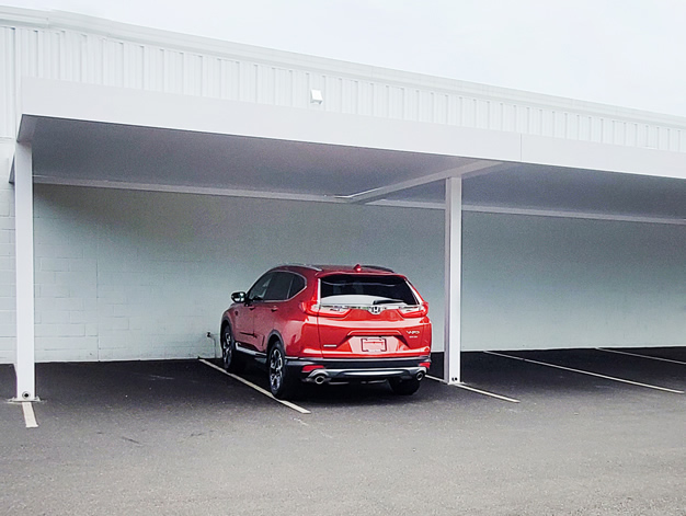 Carport -flat aluminum roof - Azenco