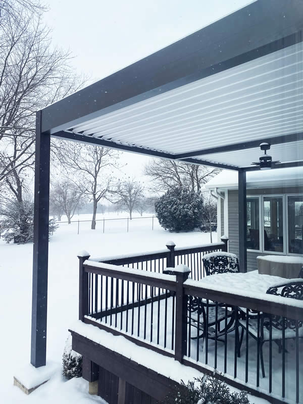 outdoor home automation - pergola snow sensor