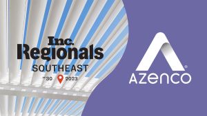 Azenco Outdoor: Ranks #30 Inc. 5000 fastest growing companies list in the southeast region