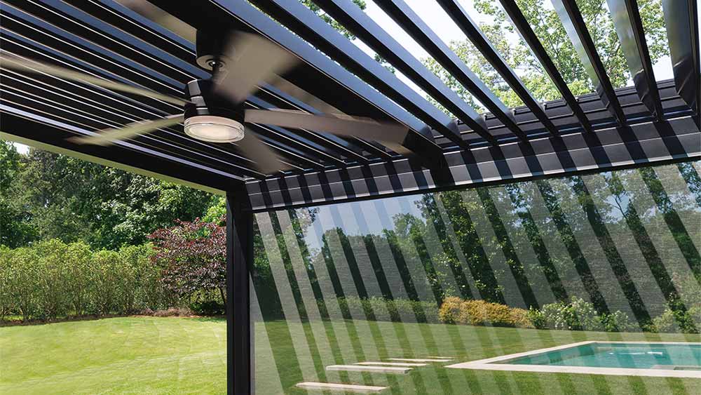 insect screen for pergola