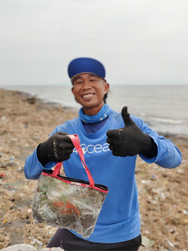 4ocean cleaning oceans in indonesia - Azenco Partnerhsip