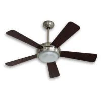Outdoor fan with integrated light for pergolas