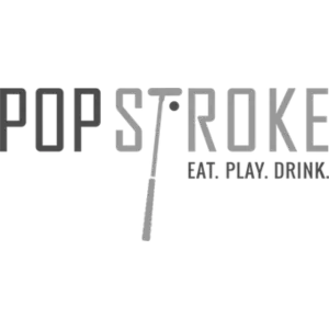 PopStroke Restaurants logo - Azenco Outdoor's customer