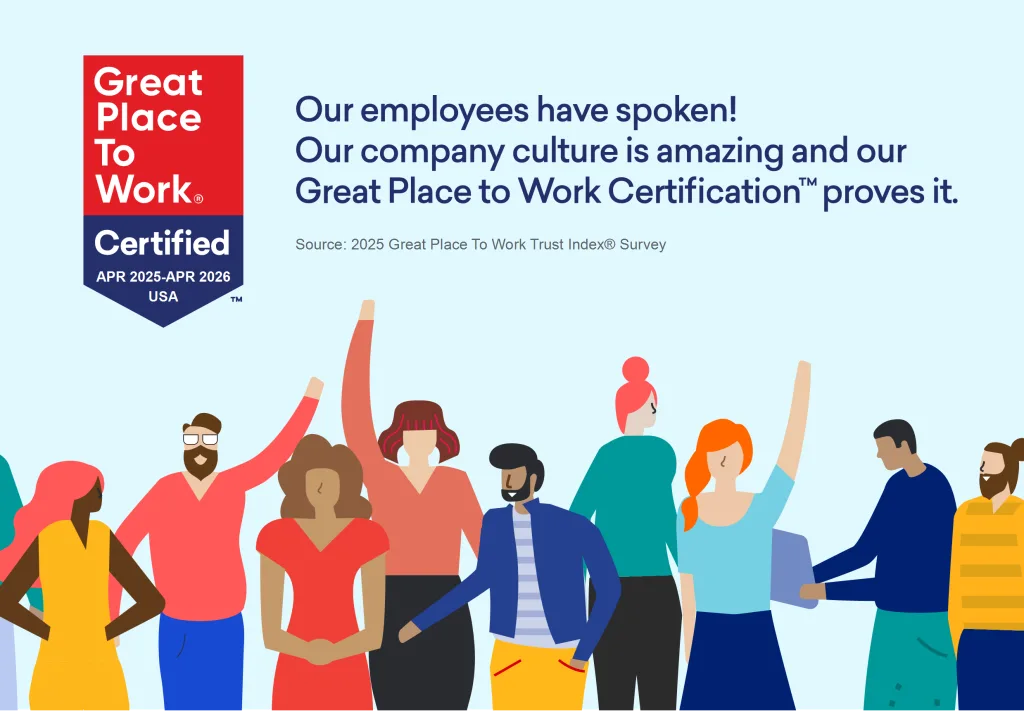 great place to work amazing culture graphic