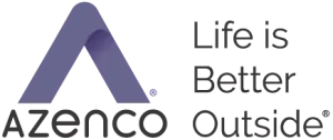 Azenco logo and slogan