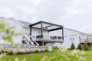 black r-blade pergola in ohio