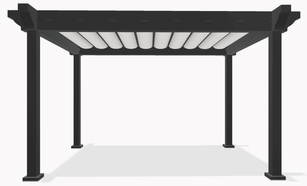 Azenco R-WEAVE pergola architectural detail
