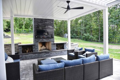 Pergola Sun Shade- Custom residential project in New York
