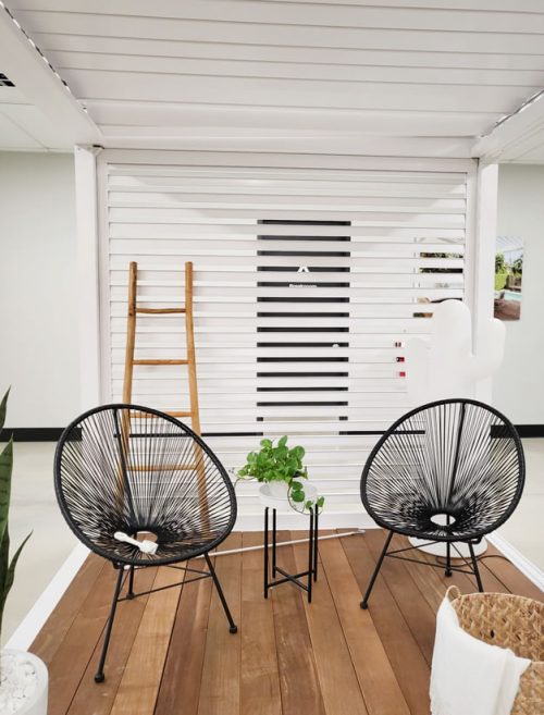 K-Bana fixed louvered wall