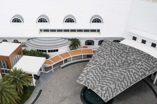 Admiral's cove pergola view from above