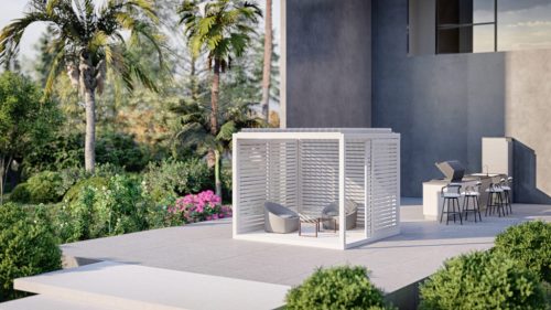 standalone pergola block easy to install