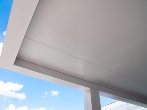 Carport insulated roof - R-Car in white