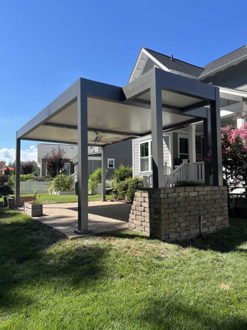 before after outdoor space makeover