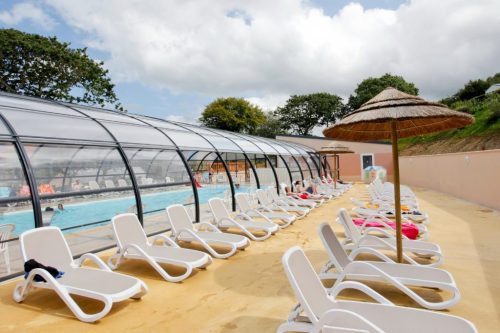 pool deck and pool cover, commercial project