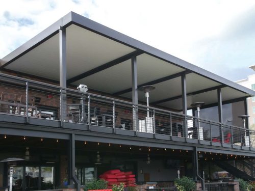 World of Beer - Tampa, FL - Louvered pergola by Azenco OUtdoor