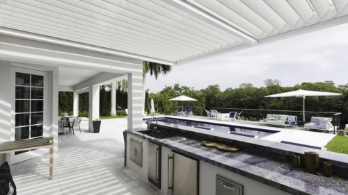 Aluminum pergola structure - Luxury